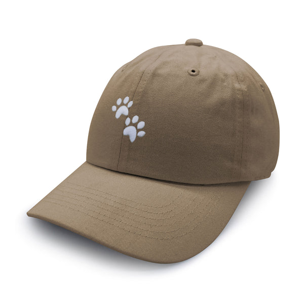 Dog Paw Dad Hat Embroidered Baseball Cap Puppy Paws