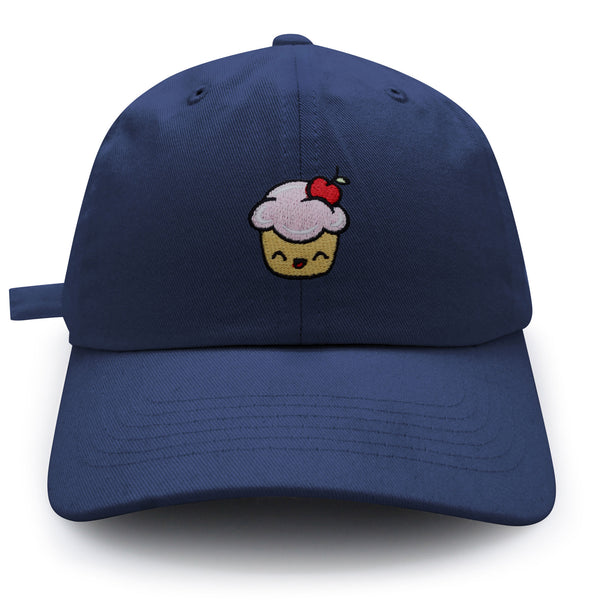 Happy Cupcake Dad Hat Embroidered Baseball Cap Muffin Sweet