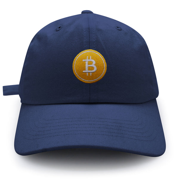 Bitcoin Dad Hat Embroidered Baseball Cap Cryptocurrency Investing