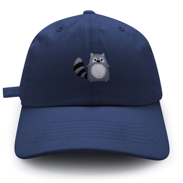 Racoon Dad Hat Embroidered Baseball Cap Cute Zoo