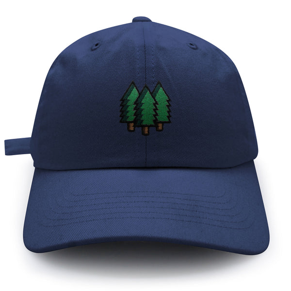 Trees Dad Hat Embroidered Baseball Cap Forest Hiking