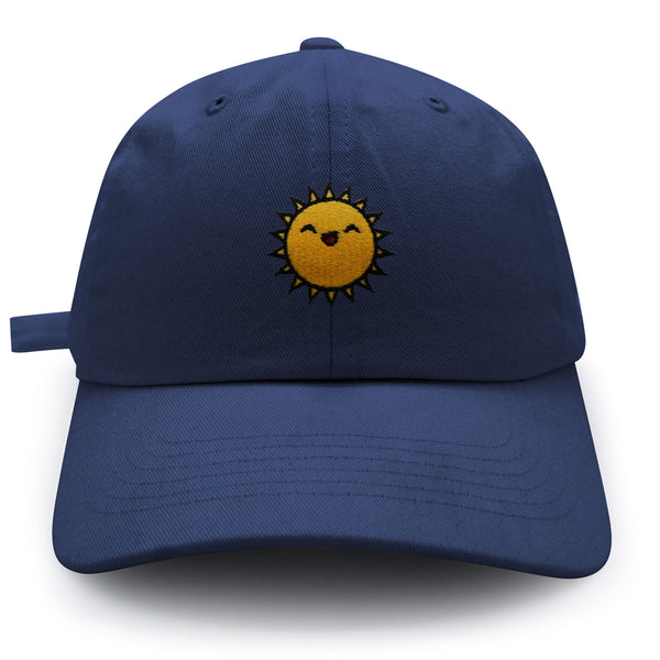 Happy Sun Dad Hat Embroidered Baseball Cap Sunny Summer Morning