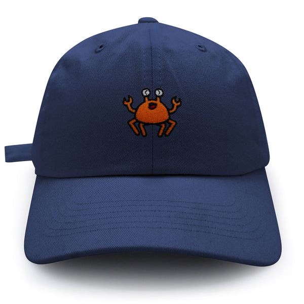 Funny Crab Dad Hat Embroidered Baseball Cap Ocean Fish Fishing