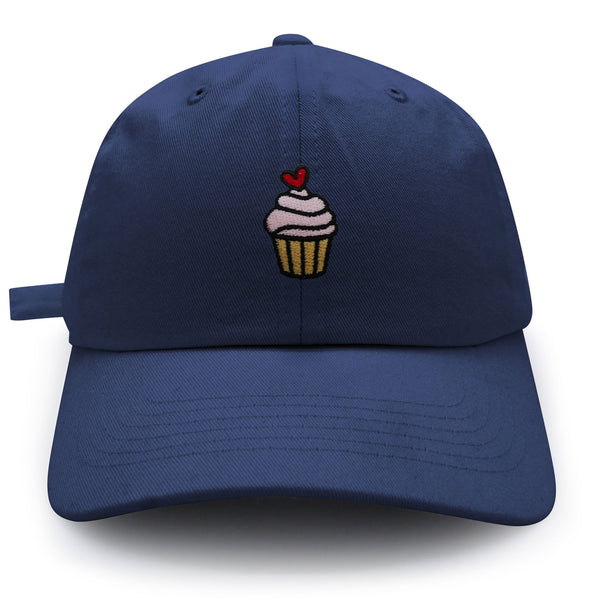 Pink Muffin Dad Hat Embroidered Baseball Cap Cupcakes Snack