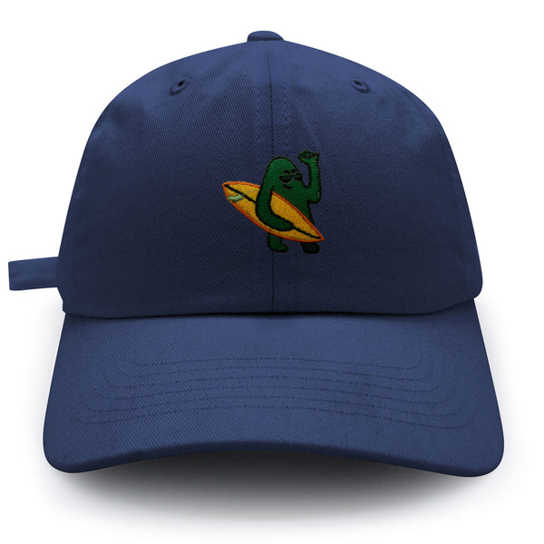 Hola Dad Hat Embroidered Baseball Cap Surfing Green