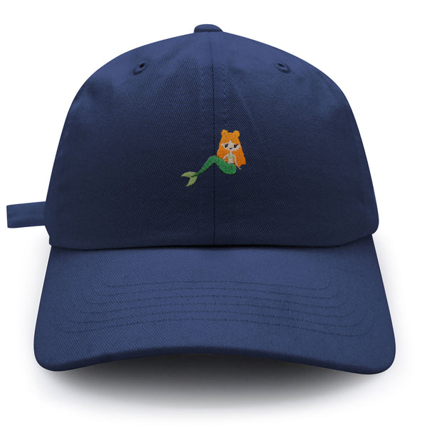 Mermaid Dad Hat Embroidered Baseball Cap Fish Girl