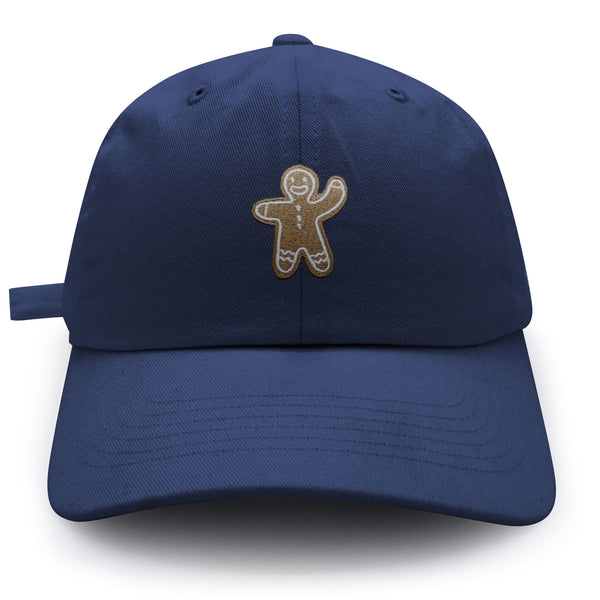 Gingerbread Man Dad Hat Embroidered Baseball Cap Holiday Cookie