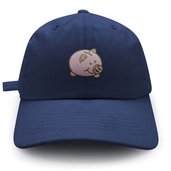 Piggy Bank Dad Hat Embroidered Baseball Cap Coin