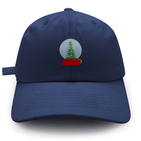 Snowman Snow Globe Dad Hat Embroidered Baseball Cap Toy