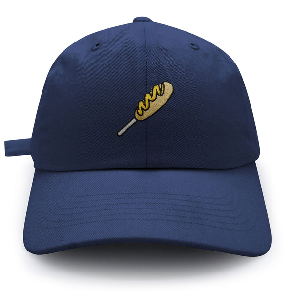 Corndog Dad Hat Embroidered Baseball Cap Foodie