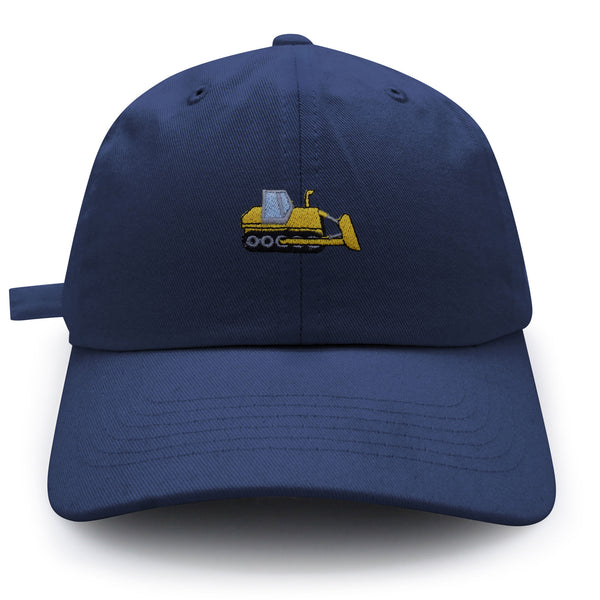 Bulldozer Dad Hat Embroidered Baseball Cap Construction