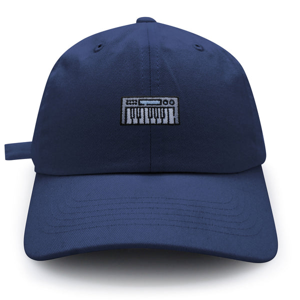 Synthesizer Keyboard Dad Hat Embroidered Baseball Cap Music Instrument