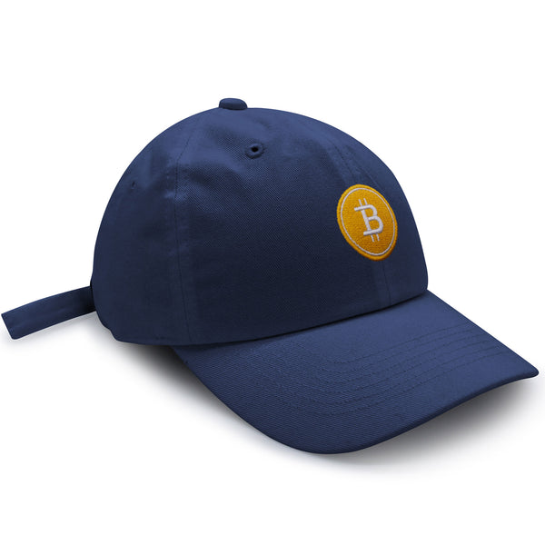 Bitcoin Dad Hat Embroidered Baseball Cap Cryptocurrency Investing