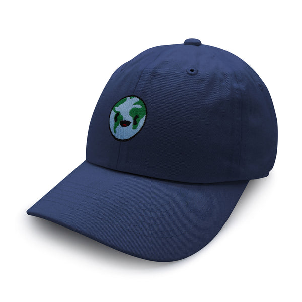 Happy Earth Dad Hat Embroidered Baseball Cap Earth Environment