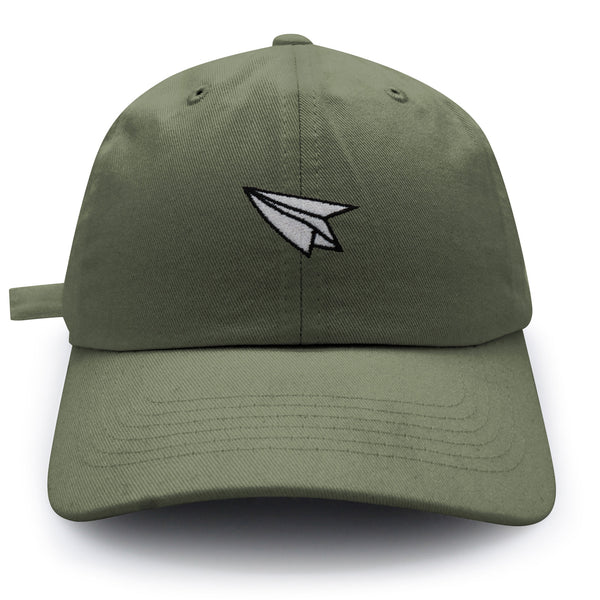 Paper Airplane Dad Hat Embroidered Baseball Cap Plane Sky