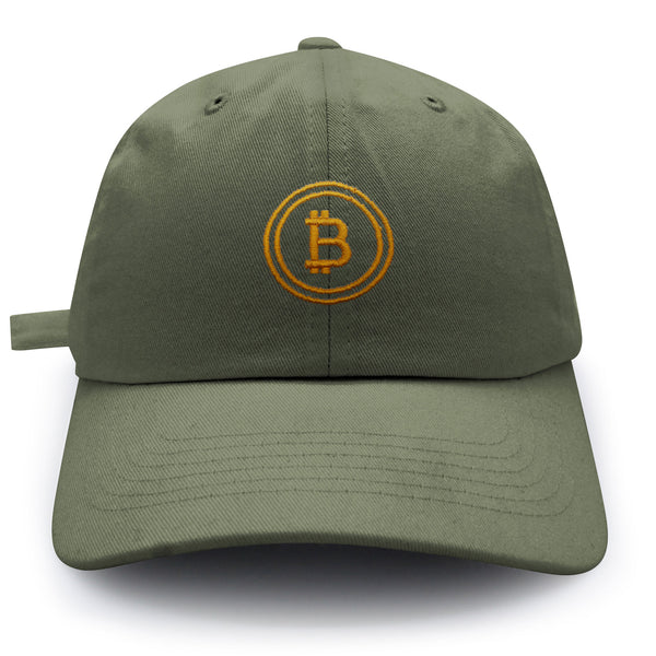 Bitcoin Dad Hat Embroidered Baseball Cap Cryptocurrency