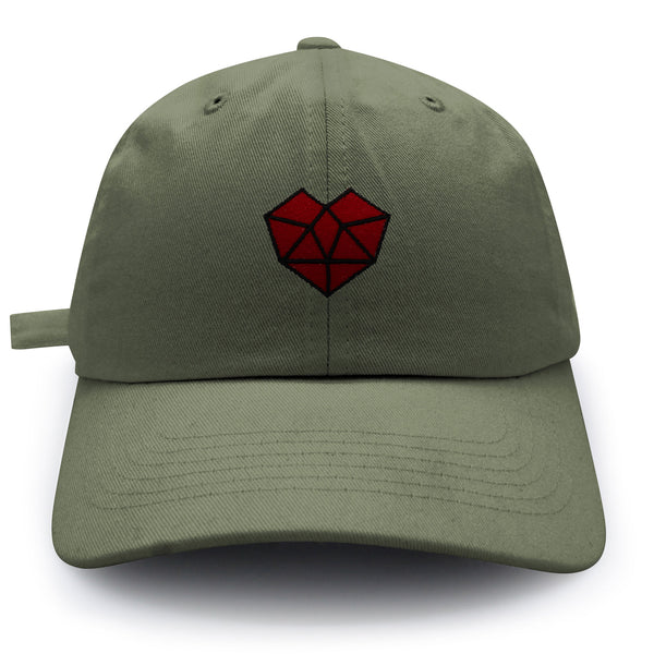 Heart Dad Hat Embroidered Baseball Cap Health Love