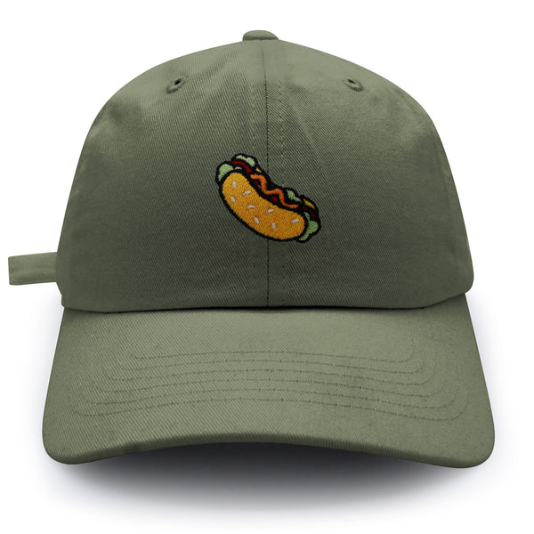 Hot Dog Dad Hat Embroidered Baseball Cap Fast Food