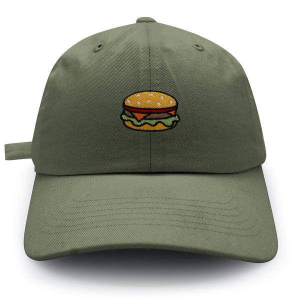 Hamburger Dad Hat Embroidered Baseball Cap Fast Food