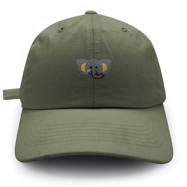 Elephant Dad Hat Embroidered Baseball Cap Zoo