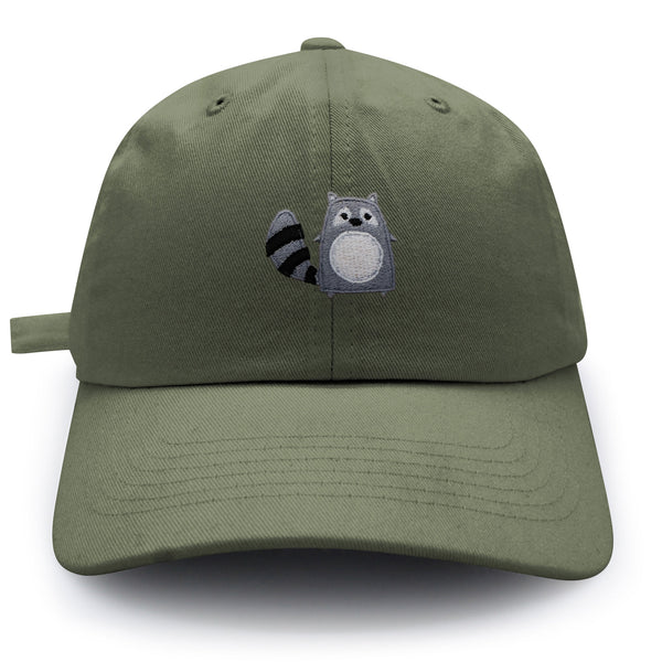 Racoon Dad Hat Embroidered Baseball Cap Cute Zoo