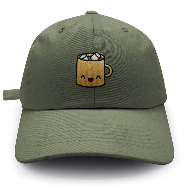 Hot Chocolate Dad Hat Embroidered Baseball Cap Foodie Drink Coffee