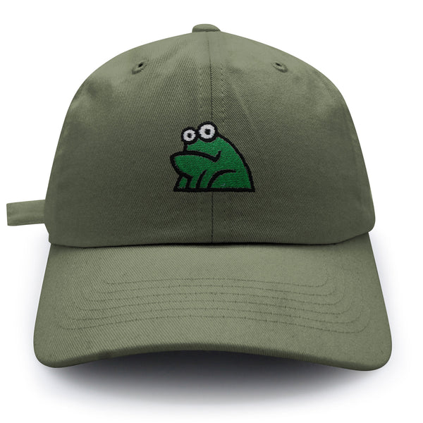 Frog Dad Hat Embroidered Baseball Cap Funny