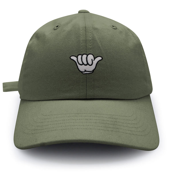 Shaka Cartoon Dad Hat Embroidered Baseball Cap Surfing San Diego