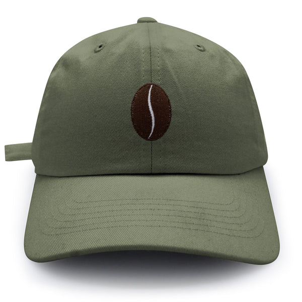 Coffee Bean Dad Hat Embroidered Baseball Cap Caffeine Cafe