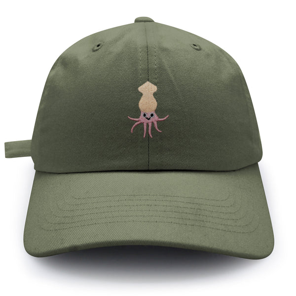 Squid Dad Hat Embroidered Baseball Cap Game Ocean