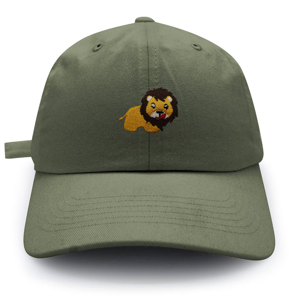 Lion Dad Hat Embroidered Baseball Cap Zoo King