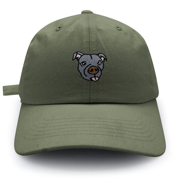 Pitbull Dad Hat Embroidered Baseball Cap Dog Puppy