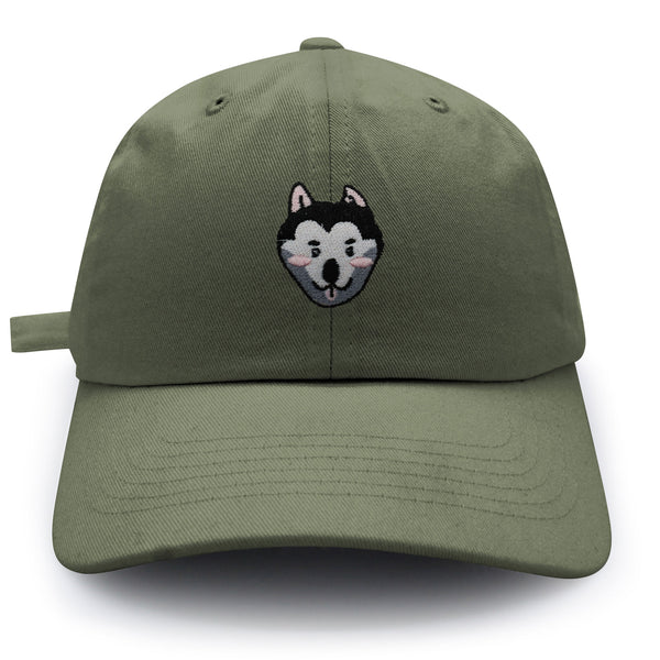 Husky Dad Hat Embroidered Baseball Cap Dog Puppy