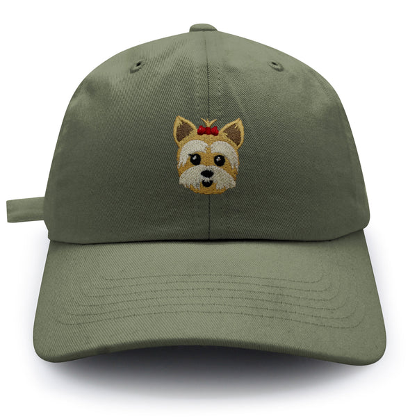 Yorkshire Terrier Dad Hat Embroidered Baseball Cap Puppy Yorkie