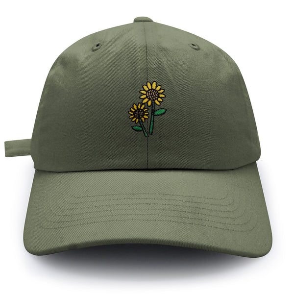 Sunflowers Dad Hat Embroidered Baseball Cap Flower Floral