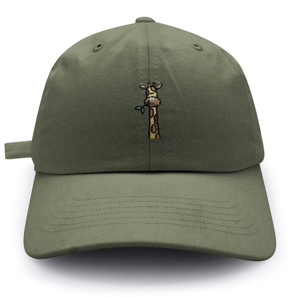 Giraffe Dad Hat Embroidered Baseball Cap Zoo Wild Animal