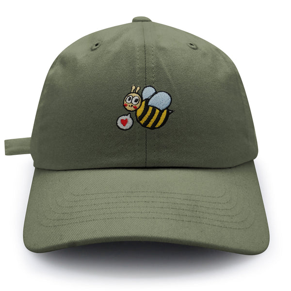 Bee Dad Hat Embroidered Baseball Cap Insect Honey