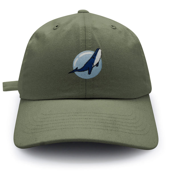 Whale Dad Hat Embroidered Baseball Cap Fishing Nature