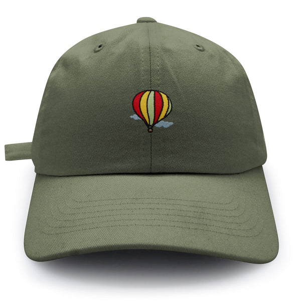 Hot Air Ballon Dad Hat Embroidered Baseball Cap Travel Sky