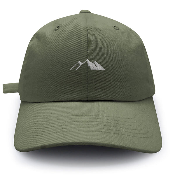 Mountain Dad Hat Embroidered Baseball Cap Snowy