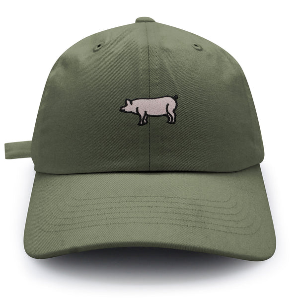 Pig Dad Hat Embroidered Baseball Cap Skinny Porky