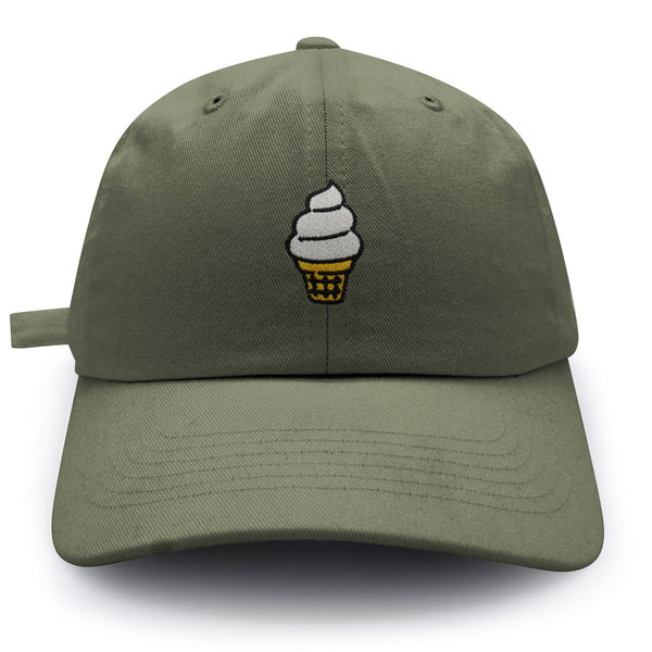 Ice cream Cone Dad Hat Embroidered Baseball Cap Cute