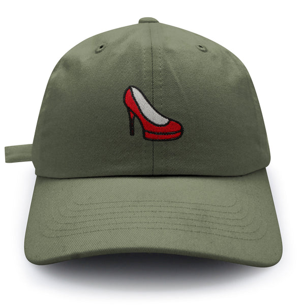 High Heel Dad Hat Embroidered Baseball Cap Dress