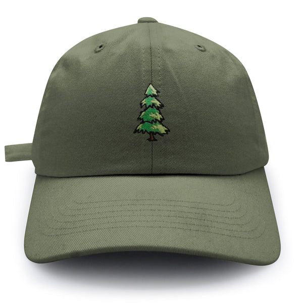 Pine Tree Dad Hat Embroidered Baseball Cap Mountain