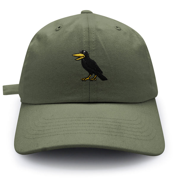 Crow Dad Hat Embroidered Baseball Cap Bird