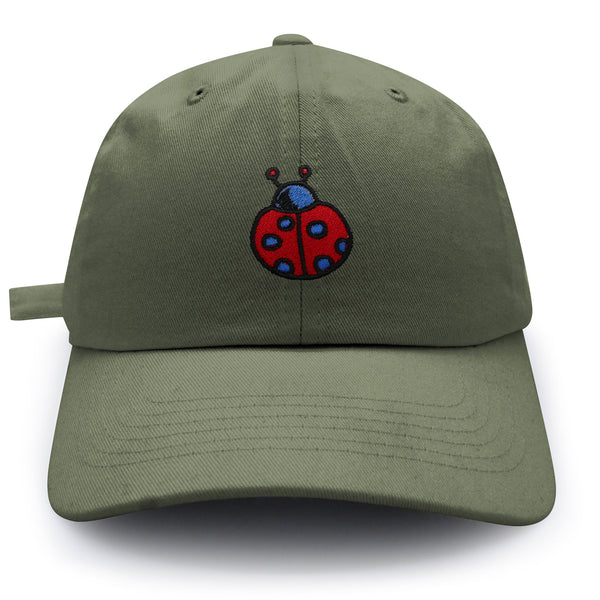 Ladybug Dad Hat Embroidered Baseball Cap Cute