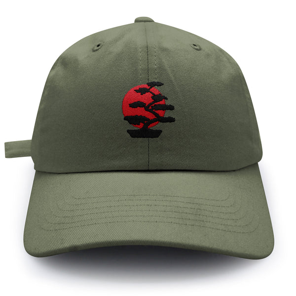 Bonsai Tree Dad Hat Embroidered Baseball Cap Japanese