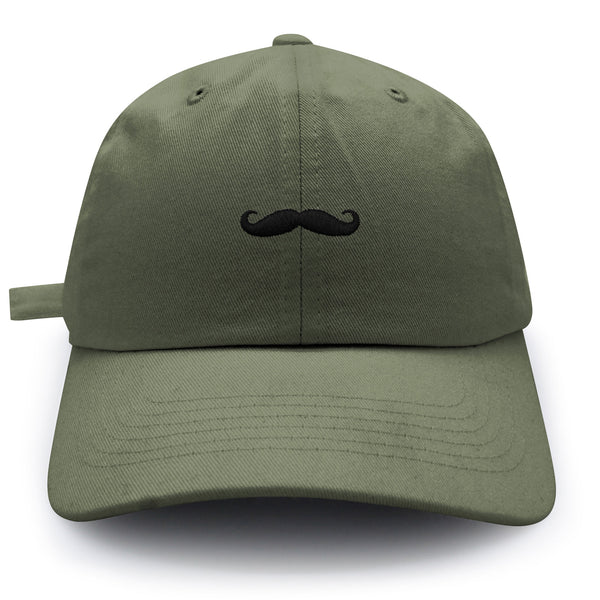 Handlebar Mustache Dad Hat Embroidered Baseball Cap Funny