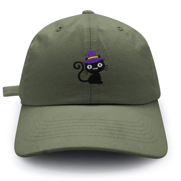 Halloween Cat Dad Hat Embroidered Baseball Cap Cute