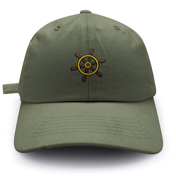 Ship Wheel Dad Hat Embroidered Baseball Cap Boat